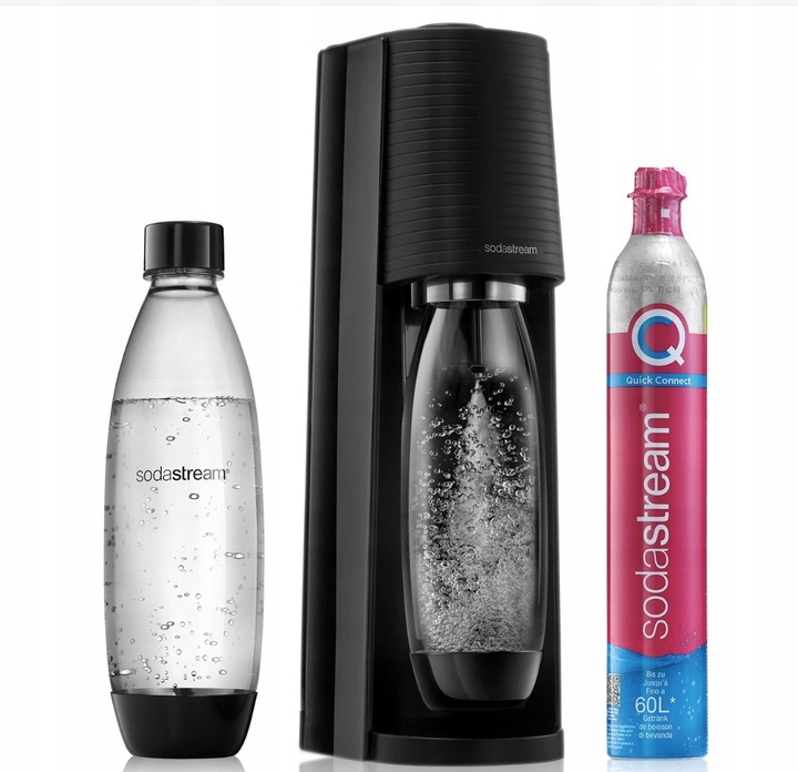 saturator wody gazowanej SodaStream Terra czarny butelka 1L + CO2