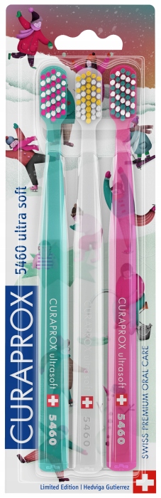 Szczoteczki Curaprox CS 5460 Ultra soft 3szt WINTER Gutierrez