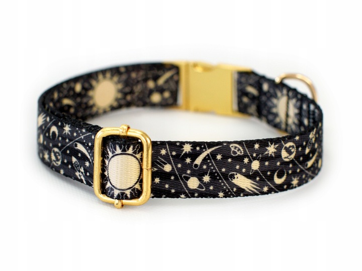 Obroża dla psa z klamrą Space rozmiar M