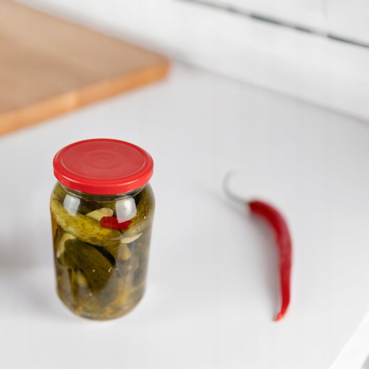 8x Słoik 900ml z zakrętką fi82 na MIÓD DŻEM PRZETWORY słoiki szklane