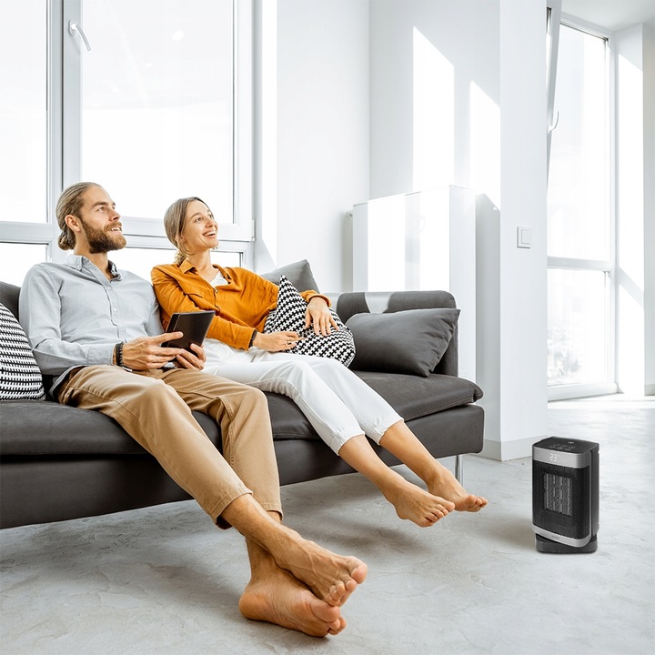 Termowentylator Farelka EBERG NOX Grzejnik elektryczny kolumnowy 1500W