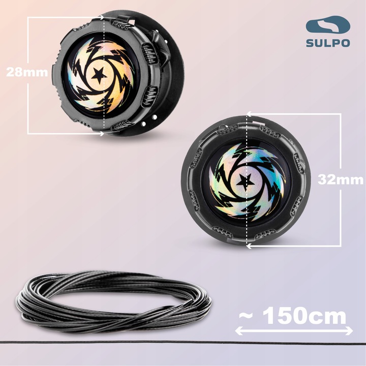 Automatyczne sznurówki linki BEZ WIĄZANIA z obrotowym systemem BOA