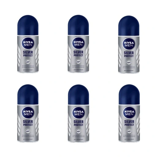 Antyperspirant męski NIVEA MEN Silver Protect 6szt