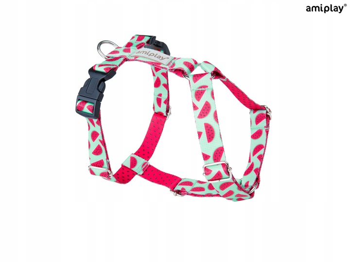 amiplay Szelki regulowane Guard BeHappy S Watermel