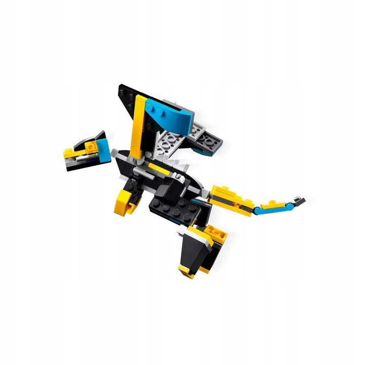 LEGO 3 w 1 - Super Robot, Samolot lub Smok (31124)