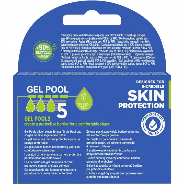 4x Wkłady Nożyki WILKINSON Hydro 5 Groomer Skin Protection 4in1