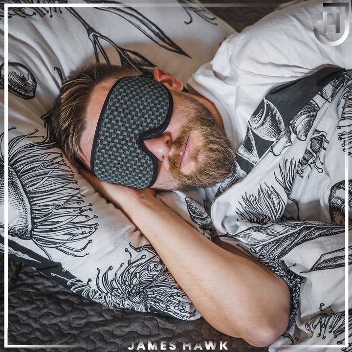 3D PREMIUM MASKA DO SPANIA OPASKA DO SNU NA OCZY 100% ZACIEMNIENIA