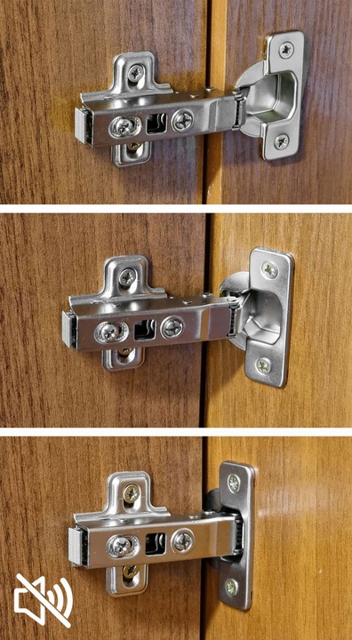 Zawias meblowy prosty nakładany CICHY DOMYK 110° GTV-HC Eurowkręty 100