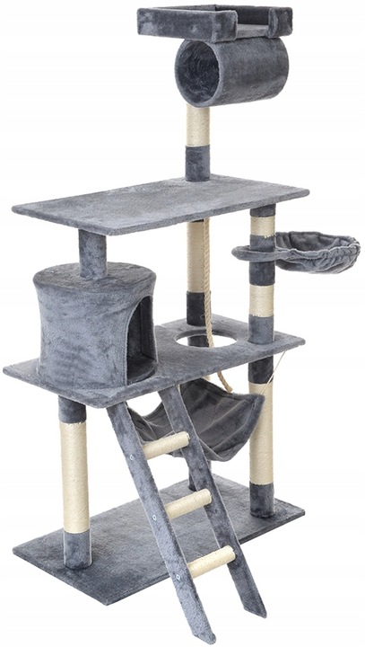 DRAPAK DLA KOTA WIEŻA LEGOWISKO DOMEK Z HAMAKIEM