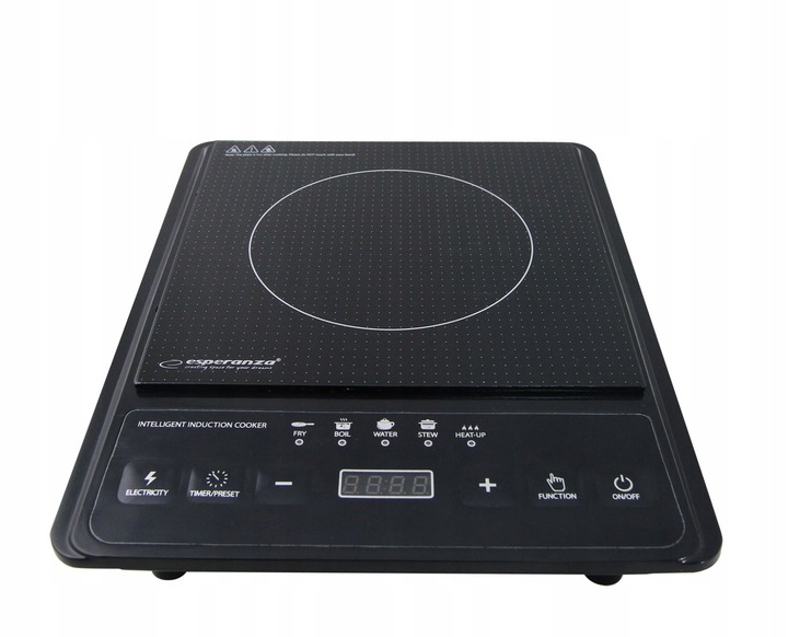 KUCHENKA TURYSTYCZNA INDUKCYJNA jednopalnikowa MOCNA 2000W z
