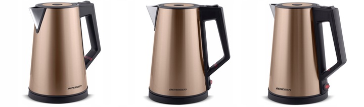 CZAJNIK ELEKTRYCZNY BEZPRZEWODOWY MODNY 1,7L BERDSEN 2200W