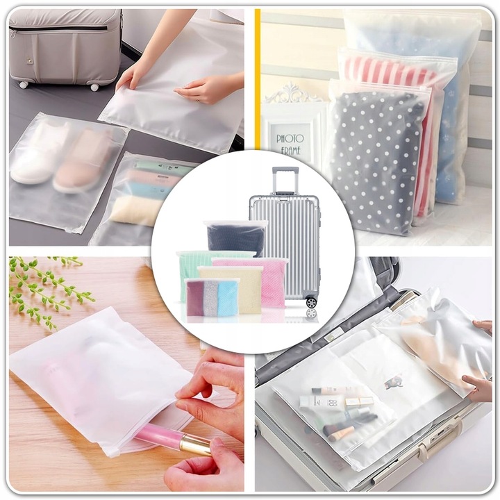 Organizer Podróżny Do Walizki Torby Szafy Zestaw 26 Szt Ubrania I Buty