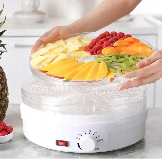 SUSZARKA DO GRZYBÓW OWOCÓW SPOŻYWCZA DO ŻYWNOŚCI 5 POZIOMÓW +