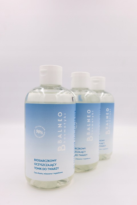 Balneokosmetyki – Biosiarczkowy Tonik Oczyszczający – Naturalny - 300 ml