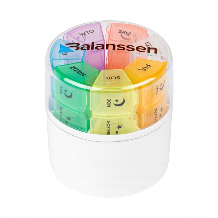 POJEMNIK KASETKA PUDEŁKO NA LEKI TABLETKI 7dni x 4