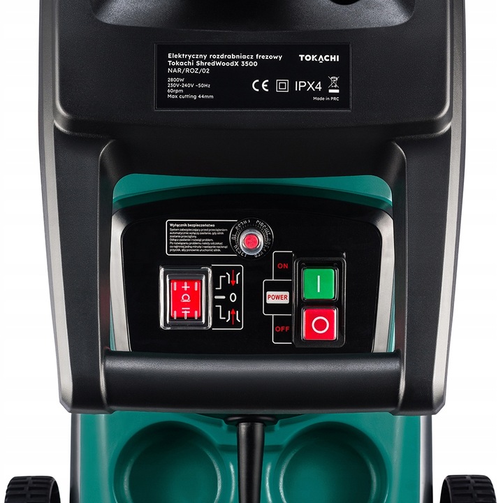 SAMOZASYSAJĄCY ROZDRABNIACZ DO GAŁĘZI RĘBAK FREZOWY ELEKTRYCZNY