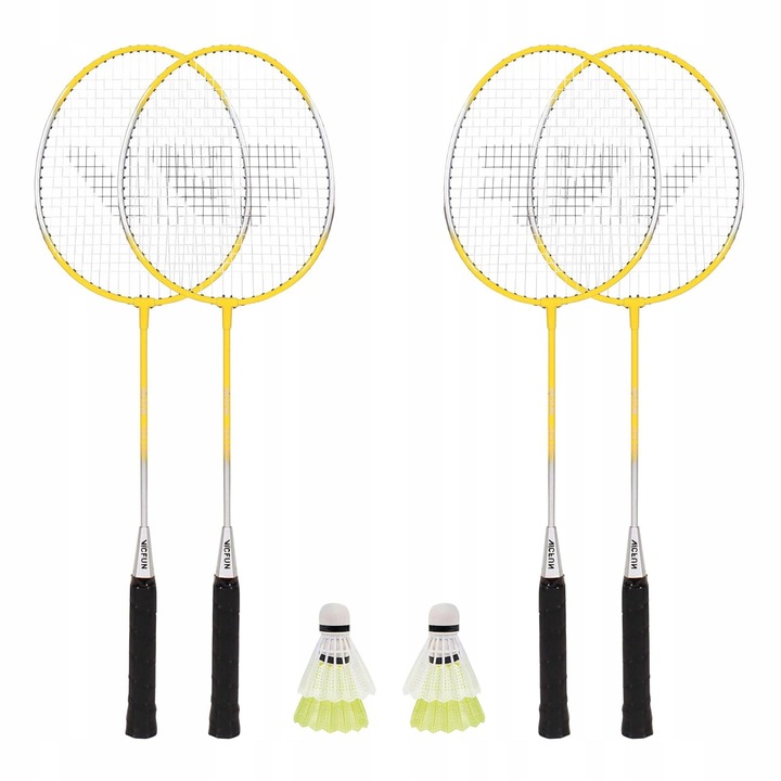 Zestaw 4 szt rakiet do badmintona + lotki VICFUN Hobby Typ B