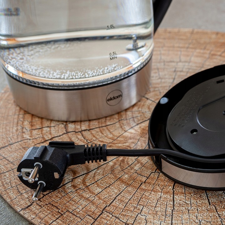 CZAJNIK ELEKTRYCZNY Z REGULACJĄ TEMPERATURY 1,8L BEZPRZEWODOWY 2200W