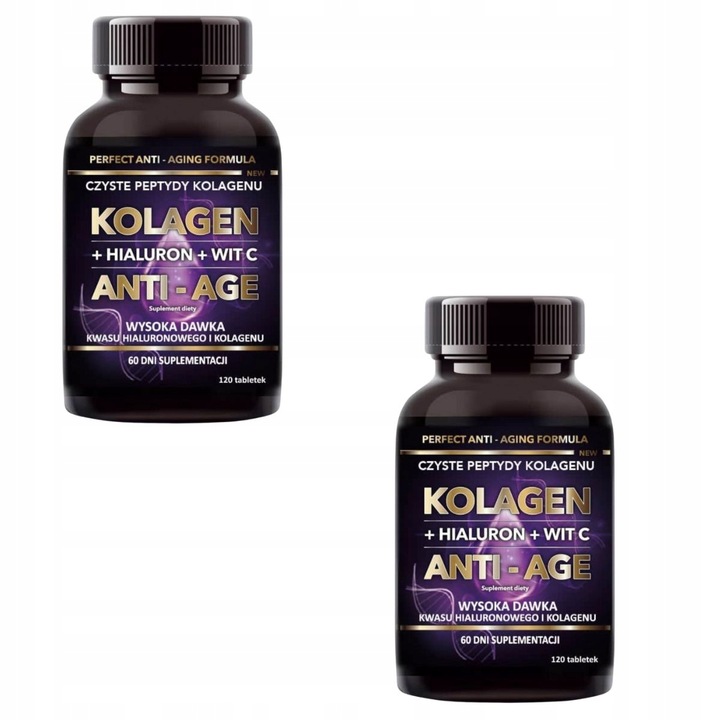 Intenson Kolagen ANTI AGE + hialuron + wit C*120 szt