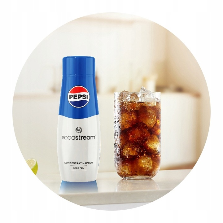 Zestaw Syrop koncentrat do wody SodaStream Pepsi 3x440 ml + Torba