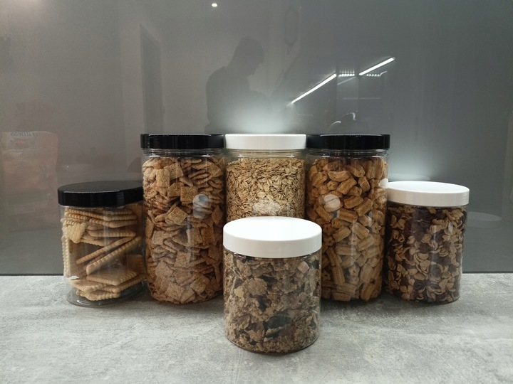 Pojemniki na żywność słoik słoiki do kuchni 1,5L zestaw 10 sztuk + etykiety