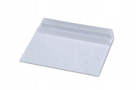 Koperty biurowe bez okienka C6 białe 500 szt.