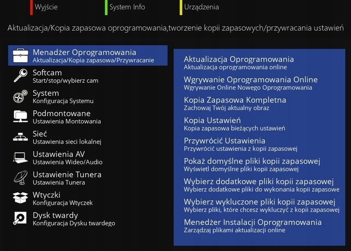 ZGEMMA H11s DEKODER 4K ENIGMA2 E2 IPTV Cccam OsCam