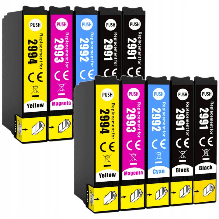 10x TUSZE 29 XL DO DRUKARKI EPSON XP235 XP245 XP332 XP335 XP342 XP432 XP435