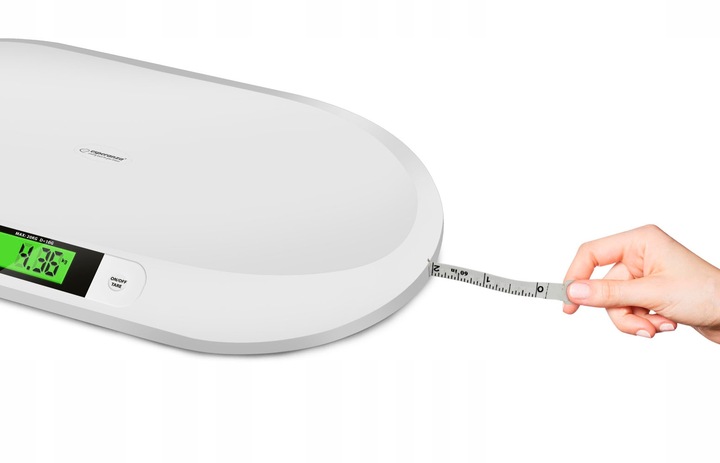 PRECYZYJNA WAGA DZIECIĘCA NIEMOWLĘCA DLA NIEMOWLĄT DO 20KG + MIARKA