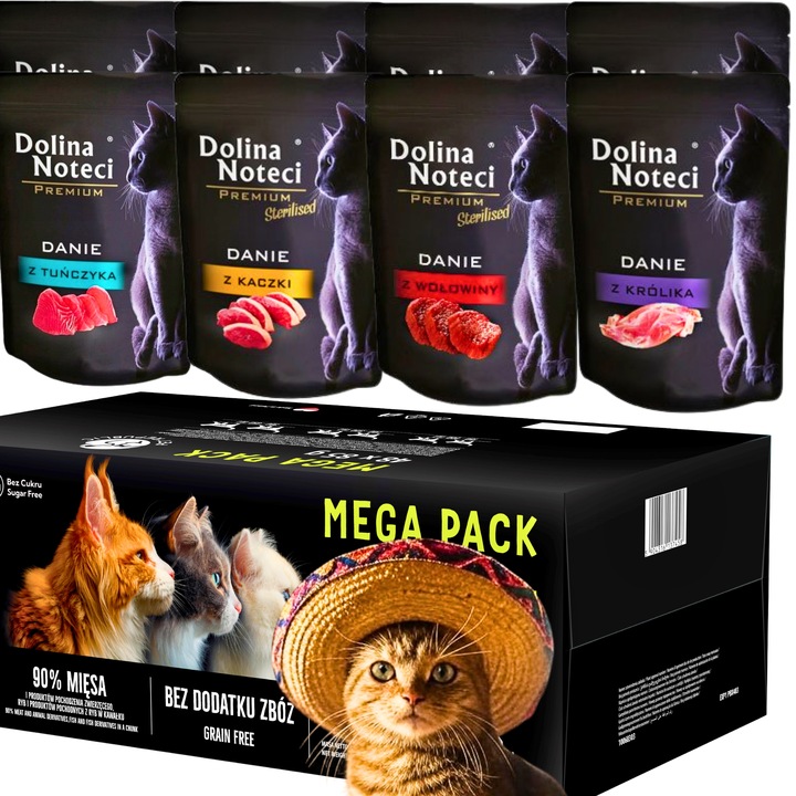 KARMA MOKRA DLA KOTA DOLINA NOTECI + PET REPUBLIC MIX 8 SMAKÓW 20 X 85 G