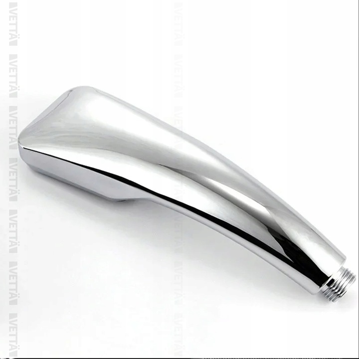 ZESTAW PRYSZNICOWY słuchawka wąż uchwyt srebrna CIŚNIENIE OSZCZĘDNA