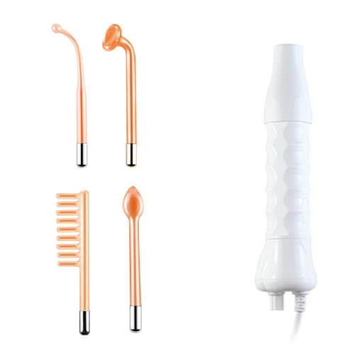 Derma wand DARSONVAL do zabiegów na TWARZY WŁOSY 4 elektrody NAJMOCNIEJSZY