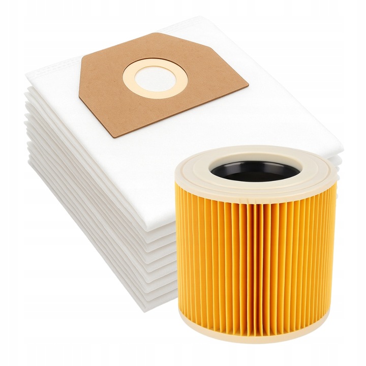 10x WORKI DO ODKURZACZA KARCHER WD3 WD 3 MV3 WD2 SE4001 KWD3 zestaw +