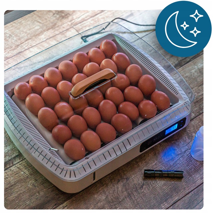 Inkubator Automatyczny do wylęgu 35 jaj Wylęgarka Klujnik do wylęgu Drobiu