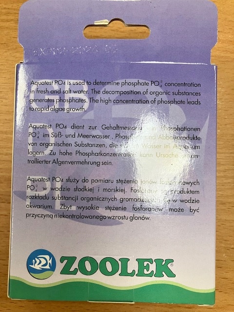 ZOOLEK TEST PO4 DO POMIARU FOSFORANU