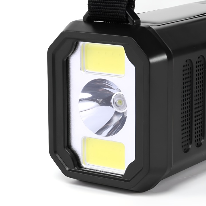 PRZENOŚNE RADIO SOLARNE KORBKA ALARM DYNAMO AWARYJNE LATARKA 10000mAh