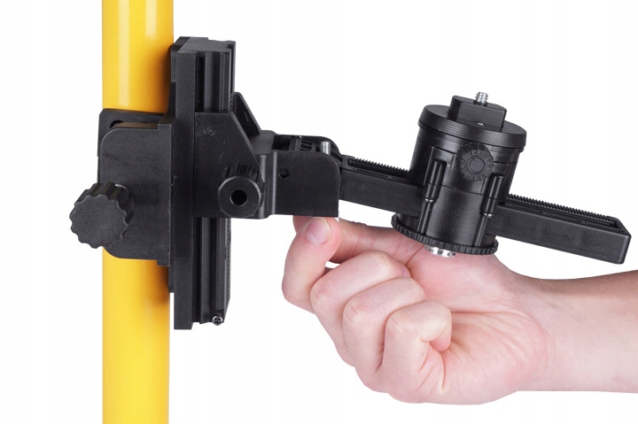 STATYW ROZPOROWY TYCZKA DO LASERA POZIOMICY 285 CM +ADAPTER DO SKOSÓW