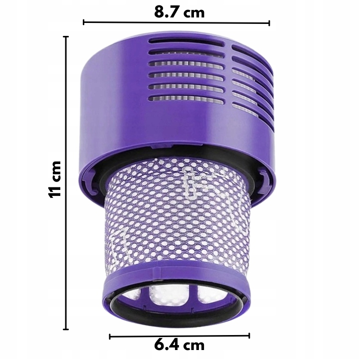 3x Filtr zmywalny do odkurzacza Dyson V10 Sv12 Absolute Animal Total