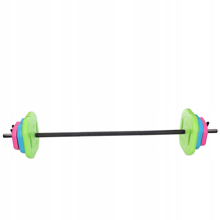 SZTANGA Z OBCIĄŻENIEM BITUMICZNYM ZESTAW GRYF SKŁADANA TRENINGOWA 2,5-24 kg