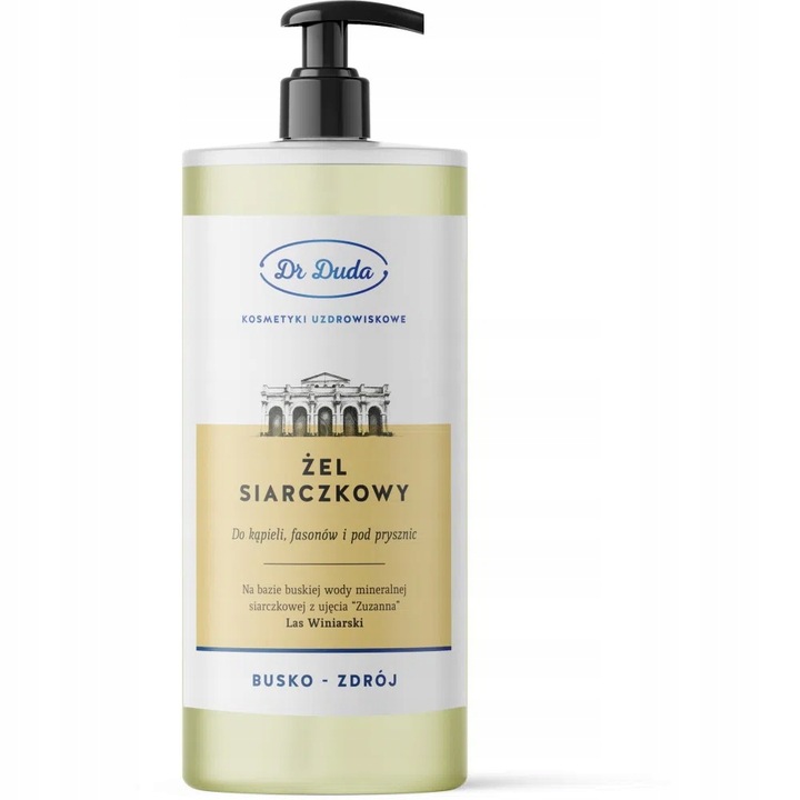 DR DUDA ŻEL SIARCZKOWY Z DOZOWNIKIEM DO KĄPIELI / POD PRYSZNIC 500ML