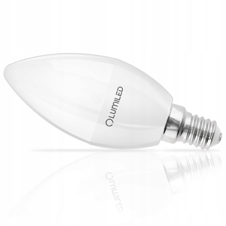 6x Żarówka LED E14 ŚWIECZKA 10W = 75W 1100lm 6500K Zimna Lumiled