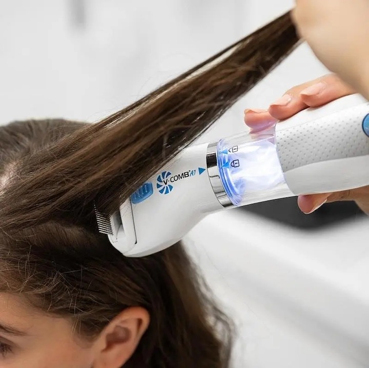 BEZPRZEWODOWY GRZEBIEŃ NA WSZY GNIDY USUWA PCHŁY FILTR ODKURZACZ TERMINATOR