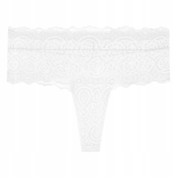 4x Figi Majtki Damskie Wykończone Koronką Seksowne Bawełniane MORAJ L
