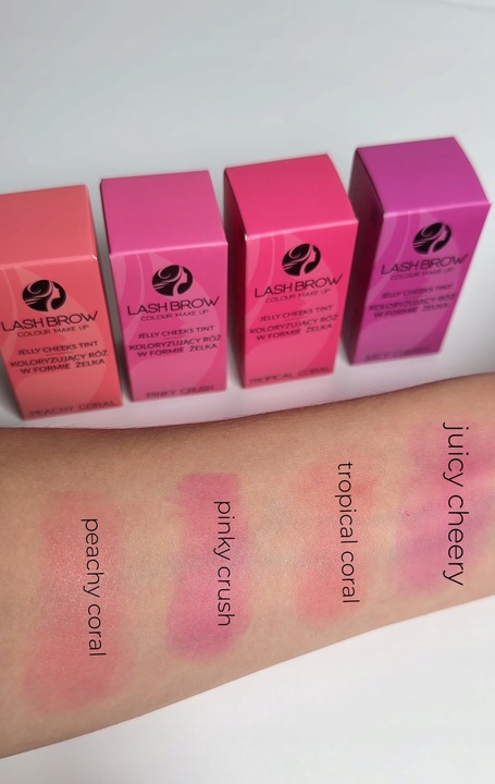 Lash Brow Róż do policzków w formie żelka, galaretka, sztyft Juicy Cherry