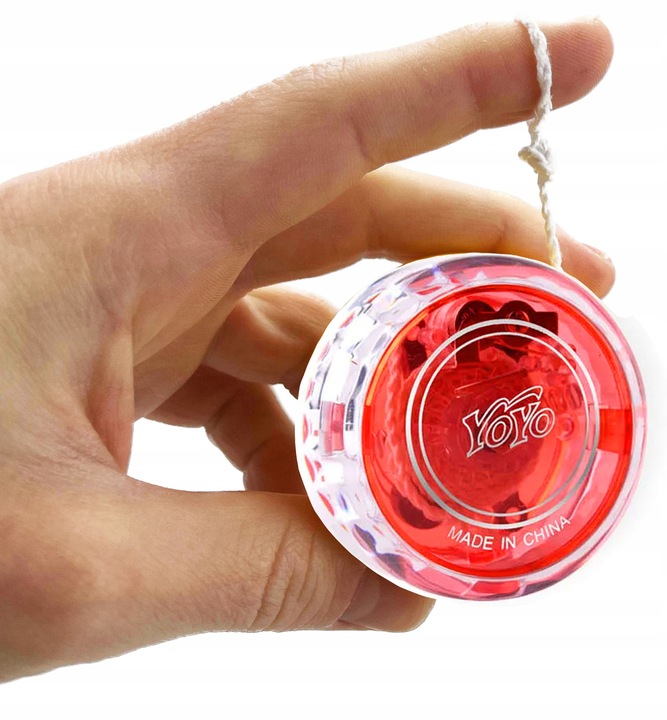 JOJO GRA ZRĘCZNOŚCIOWA YOYO ZABAWKA ŚWIECĄCE 4 szt JO-JO NA POCZĄTEK