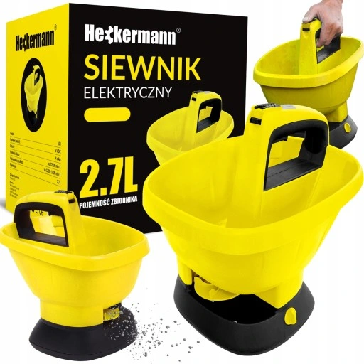 SIEWNIK AUTOMATYCZNY ROZSIEWACZ NASION NAWOZU SOLI PIASKU 2,7l