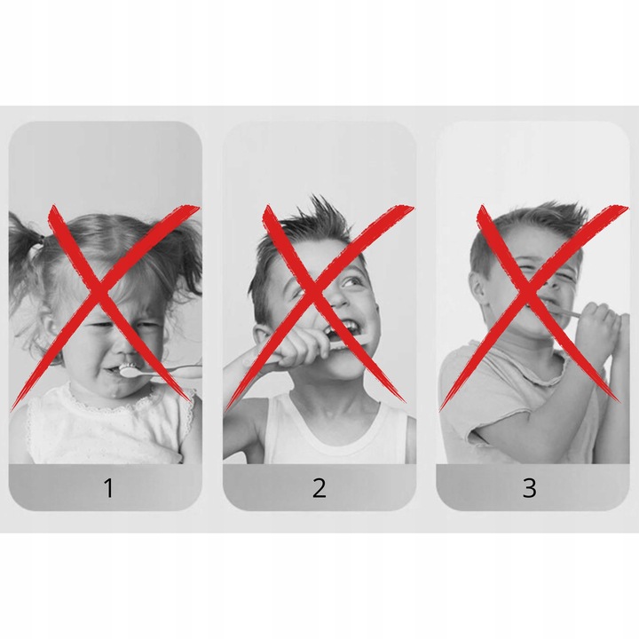 SZCZOTECZKA SONICZNA DO ZĘBÓW ELEKTRYCZNA AKUMULATOROWA DLA DZIECI 2-12 LAT