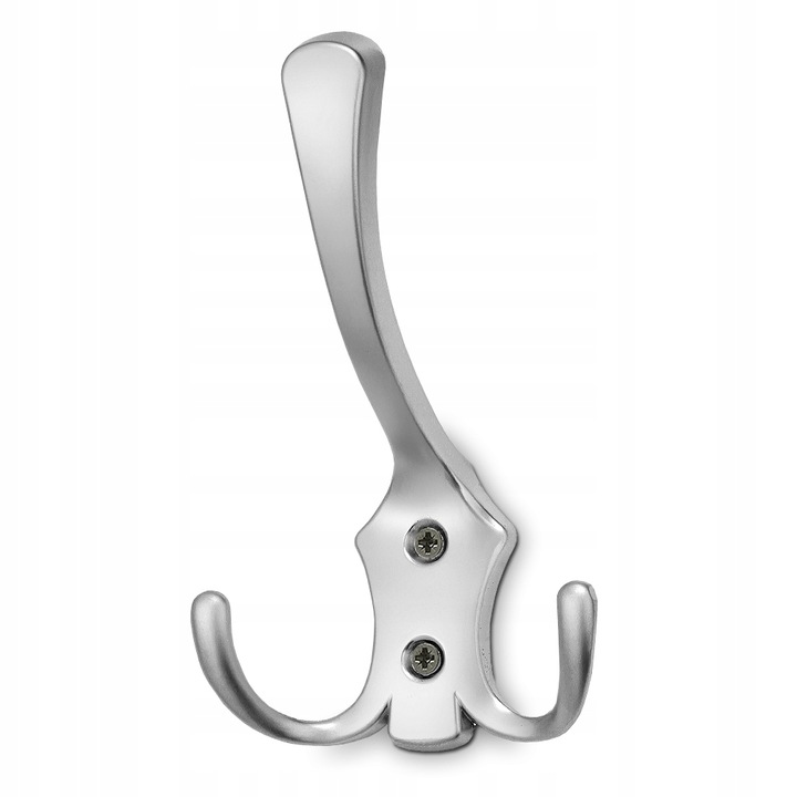 5x HACZYK NA UBRANIA WIESZAK NA UBRANIA ŚCIENNY WIESZAK MEBLOWY CHROM