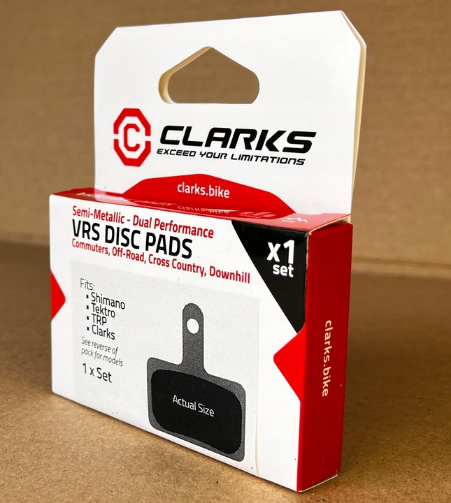 KLOCKI do HAMULCÓW SHIMANO B01S B05S Półmetaliczne CERAMIKA CLARKS VRS811