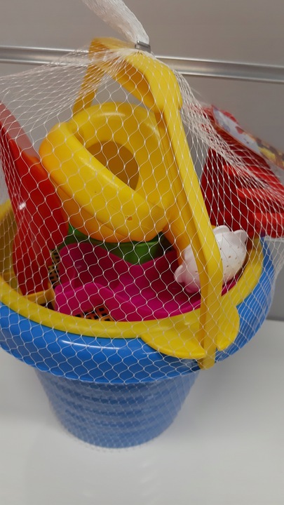 Zestaw zabawek do piasku piaskownicy na plaże wiaderko duże konewka